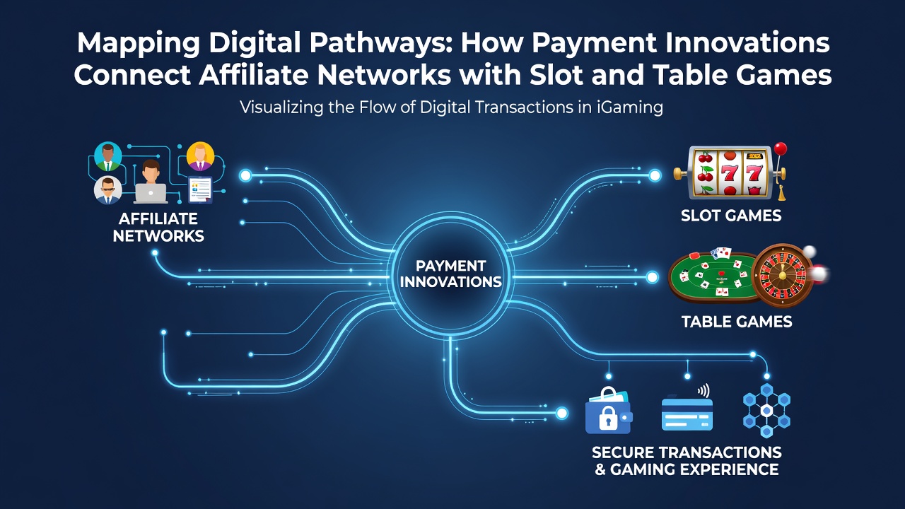 Secure mobile payment pathways linking affiliates to slot and live table promotions