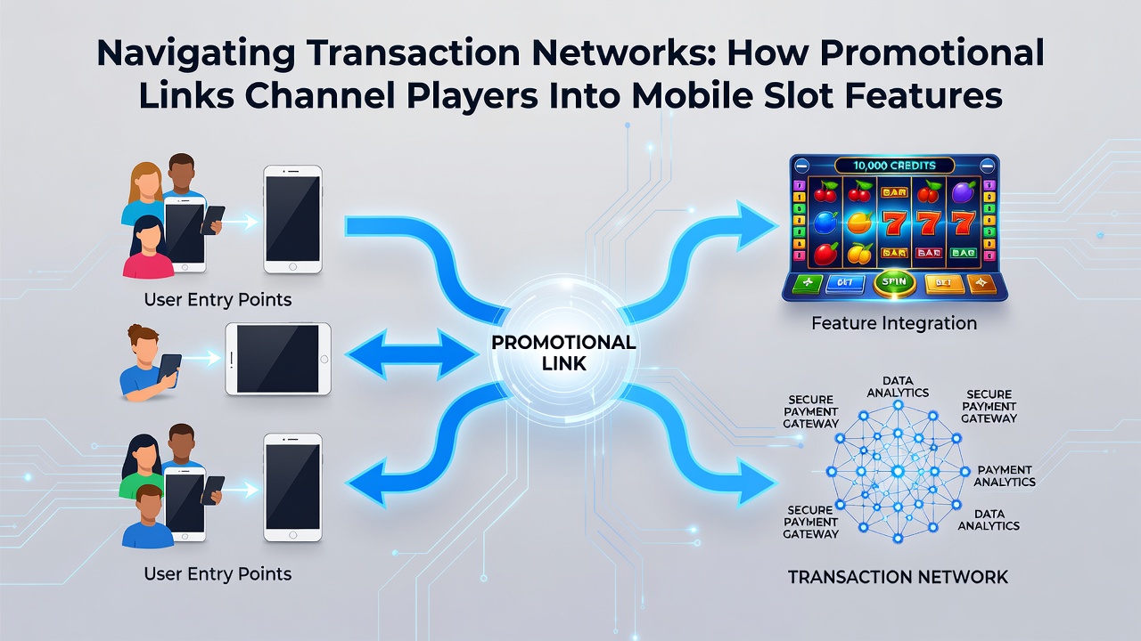 Illustration of live dealer table interfaces accessed via mobile promotional pathways